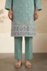 Zellbury Summer RTW – Embroidered Kurta Dupatta Trouser - 3252