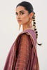 Zellbury Luxury Collection – Embroidered Shirt Shalwar Dupatta - Brown - Khaadi Net Suit WULC22E30356