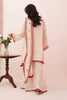 Zellbury Festive Collection  – Embroidered Shirt Shalwar Dupatta - Cream - Khaadi Net Suit - 0363 - WULC22E30363