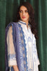 Zellbury Luxury Collection – Embroidered Shirt Shalwar Dupatta - White - Poly Net Suit-0292 WULC23E30292