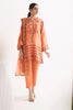 Zellbury Luxury Collection – Embroidered Shirt Shalwar Dupatta - Peach - Jacquard Suit-0296 WULC23E30296