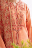 Zellbury Luxury Collection – Embroidered Shirt Shalwar Dupatta - Peach - Jacquard Suit-0296 WULC23E30296