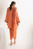 Zellbury Luxury Collection – Embroidered Shirt Shalwar Dupatta - Peach - Jacquard Suit-0296 WULC23E30296