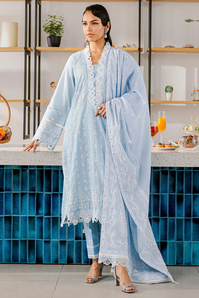 Zellbury Embroidered 3PC Lawn – 814