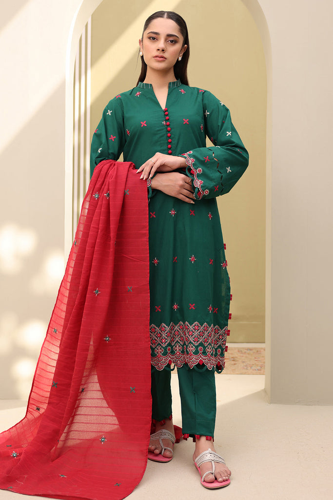 Zellbury Embroidered 3PC Lawn – W0821