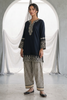 Zellbury Monochrome Lawn – Embroidered Shirt Shalwar - 1069