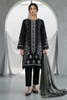 Zellbury Monochrome – Embroidered Shirt Shalwar Dupatta - 1166