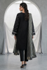 Zellbury Monochrome – Embroidered Shirt Shalwar Dupatta - 1166