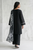 Zellbury Monochrome – Embroidered Shirt Shalwar Dupatta - 1167