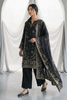 Zellbury Monochrome – Shirt Shalwar Dupatta - 1158