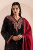 Zellbury Cotton Satin – Embroidered Shirt Shalwar Shawl - 0258