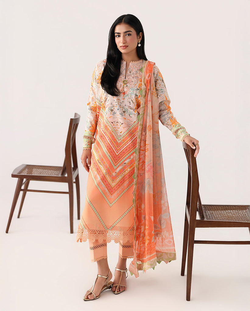 Roheenaz Rosette Summer Lawn – Whispering Wind