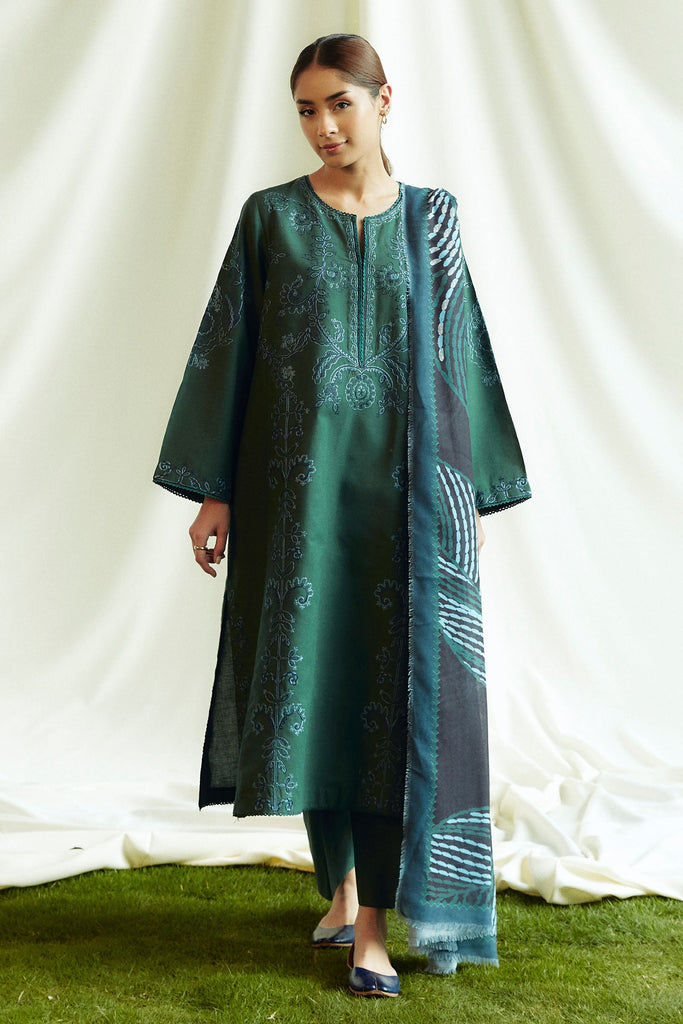 Zara Shahjahan Coco Winter '24 – Peridot-5B