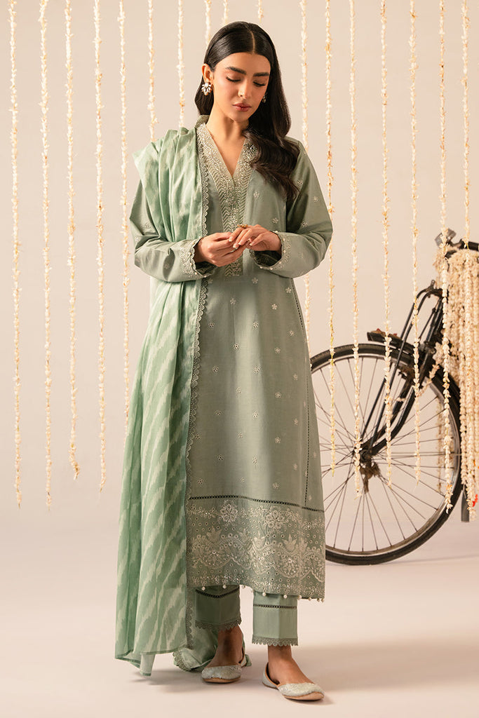 Cross Stitch Mahiri Eid Collection – Sage Green