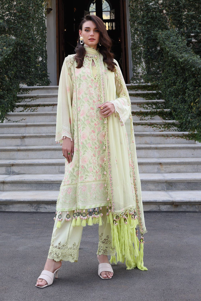 Gul Ahmed · The Joy of Summer – 3 Piece Embroidered Swiss Voile Suit with Embroidered Chiffon Dupatta LSV-52026