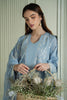 Cross Stitch Mahiri – Lavender Blue - 3pc Embroidered Lawn Suit
