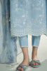 Cross Stitch Mahiri – Lavender Blue - 3pc Embroidered Lawn Suit
