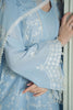 Cross Stitch Mahiri – Lavender Blue - 3pc Embroidered Lawn Suit