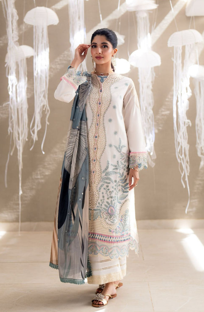 Aabyaan X Mawra Hocane · Saagar Luxury Lawn – ZAIRA (AS-09)