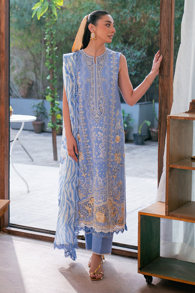 Neeshay Symphony Luxury Lawn – INDIGO