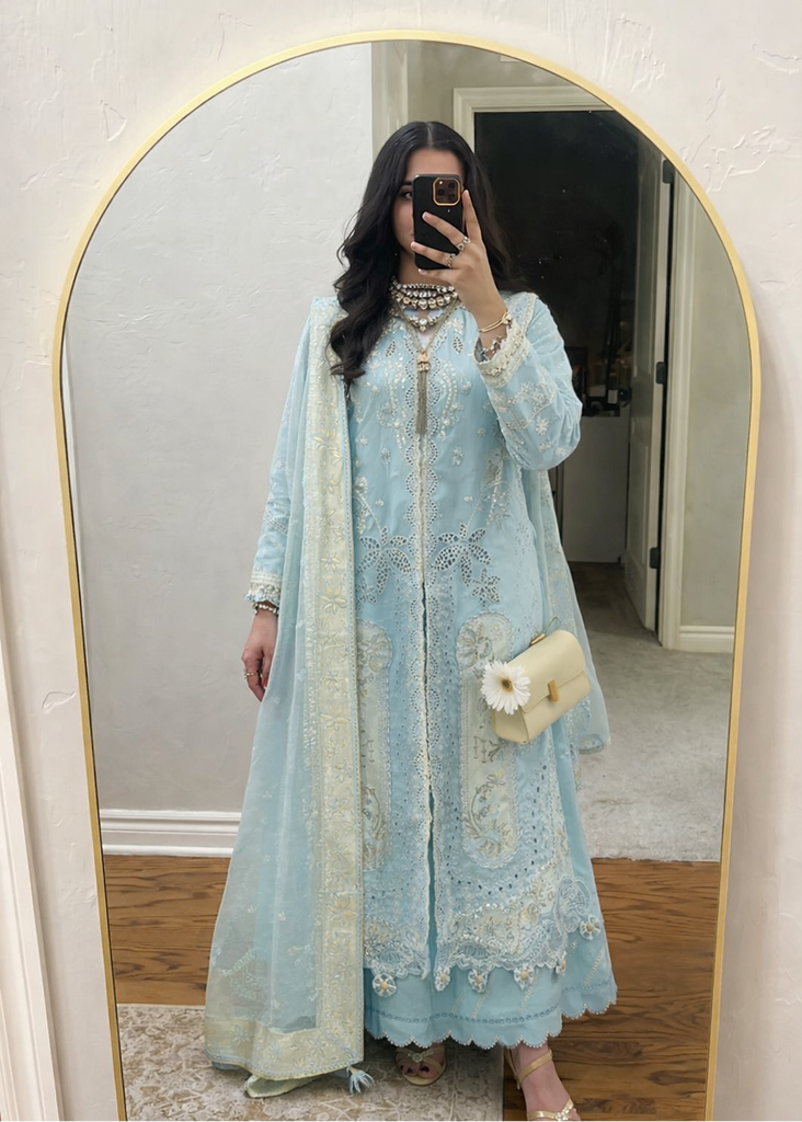 Qalamkar Chikankari Eid Edit Lawn – CM-05 NAYRA