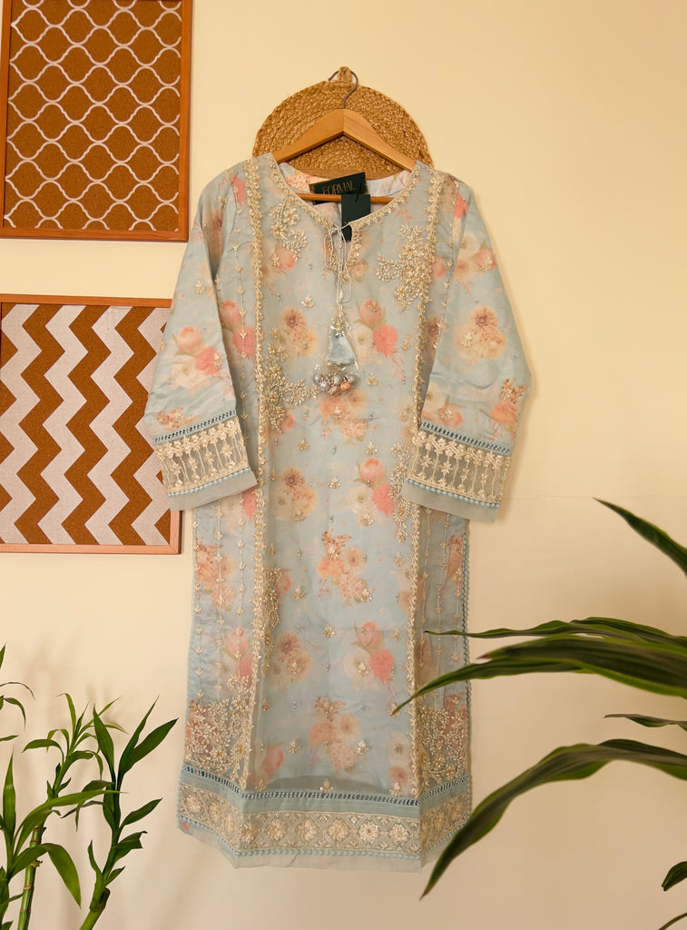 Shaahkaar by H.Z Textiles - Stitched/Pret Formal Collection – 129 Blue