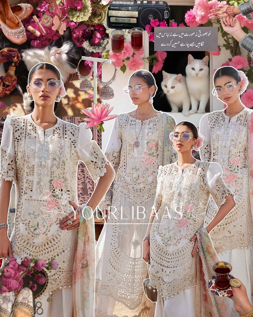 MARIA.B Luxury Eid Festive Lawn – D-07