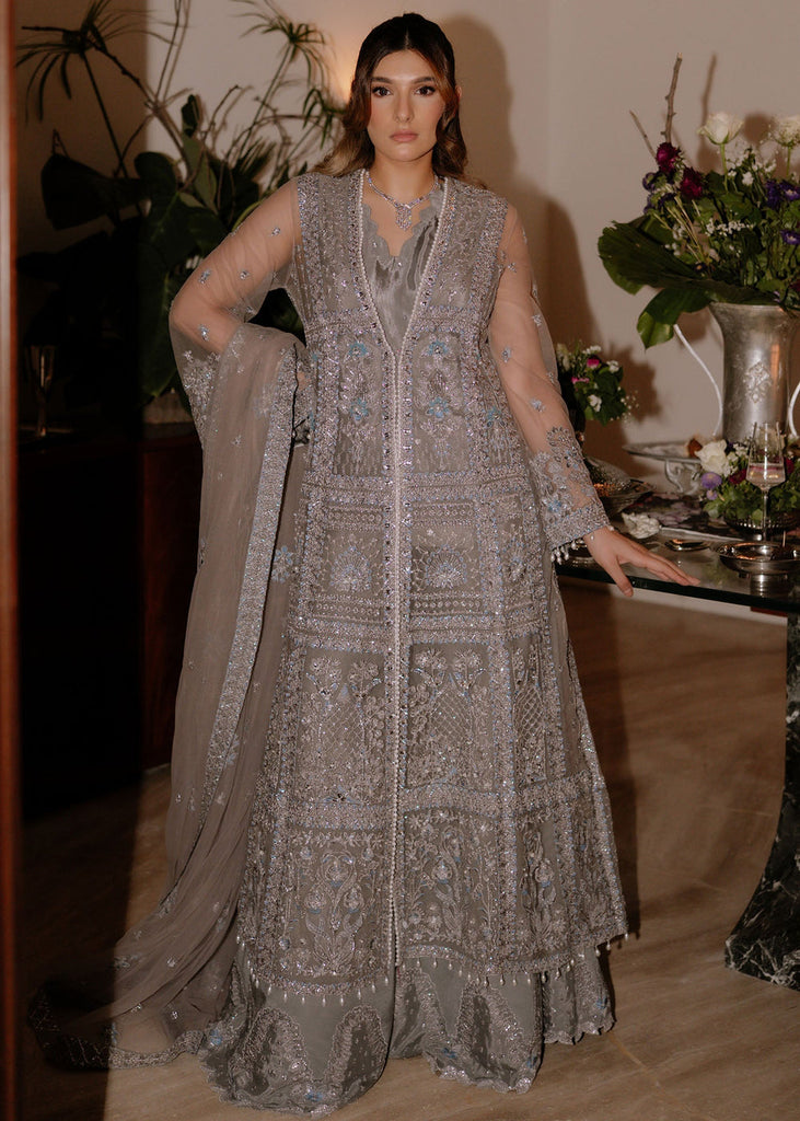 Sadaf Fawad Khan Siraa Luxury Festive Formals – Overcast Whisper