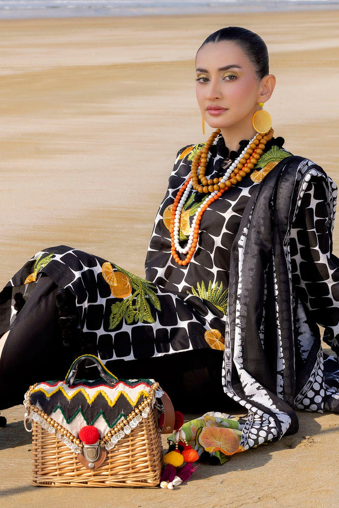 Gul Ahmed Summer – 3 Piece Embroidered Printed Lawn Suit CL-42331