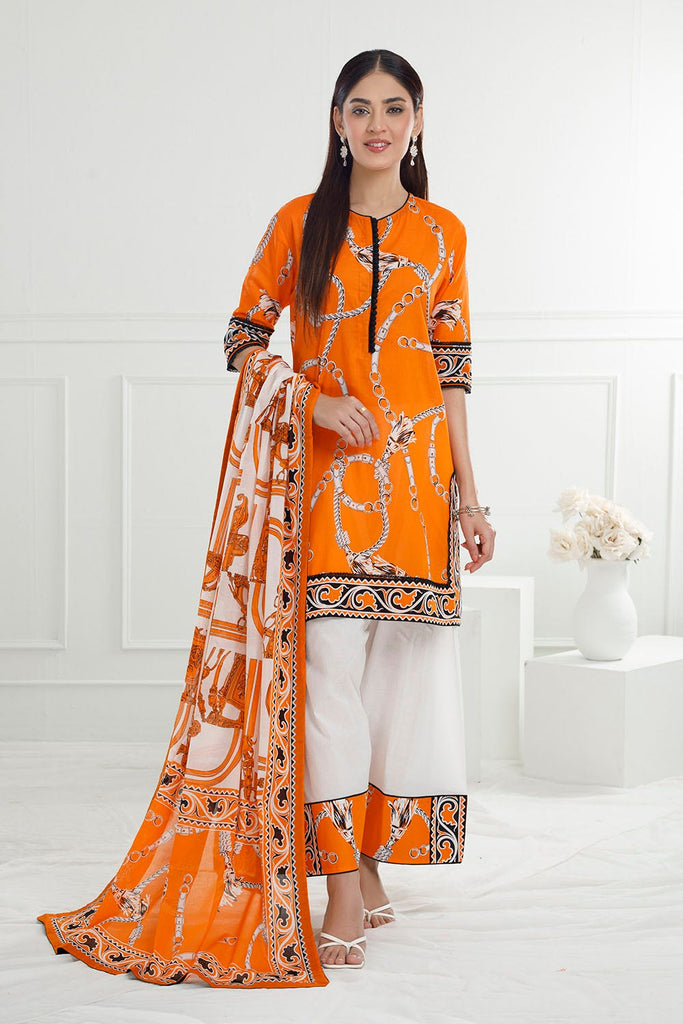 Gul Ahmed · The Joy of Summer – 3 Piece Printed Lawn Suit with Printed Lawn Dupatta CL-52498