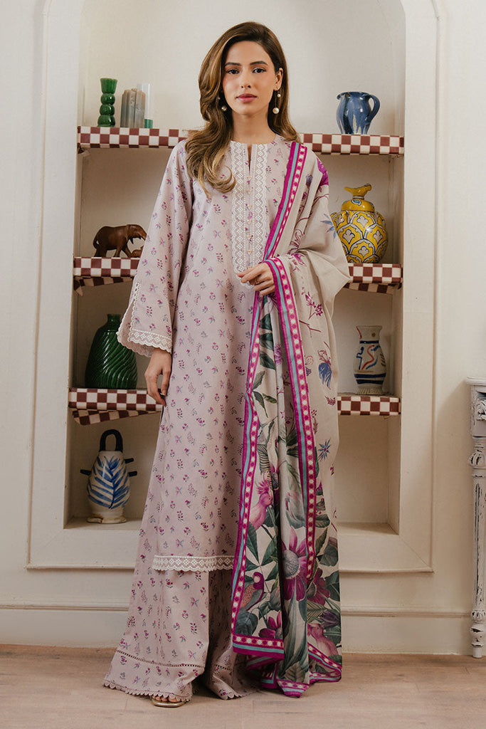 Cross Stitch Daily Wear – LILAC HORIZON-3 PC LAWN PRINTED SUIT