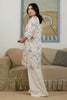 Cross Stitch Daily Wear – WHITE ORNATE-2 PC PRINTED LAWN SUIT