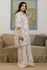 Cross Stitch Daily Wear – WHITE ORNATE-2 PC PRINTED LAWN SUIT