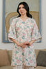 Cross Stitch Daily Wear – WHITE ORNATE-2 PC PRINTED LAWN SUIT