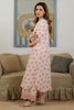 Cross Stitch Daily Wear – PEACH DUST-2 PC PRINTED LAWN SUIT