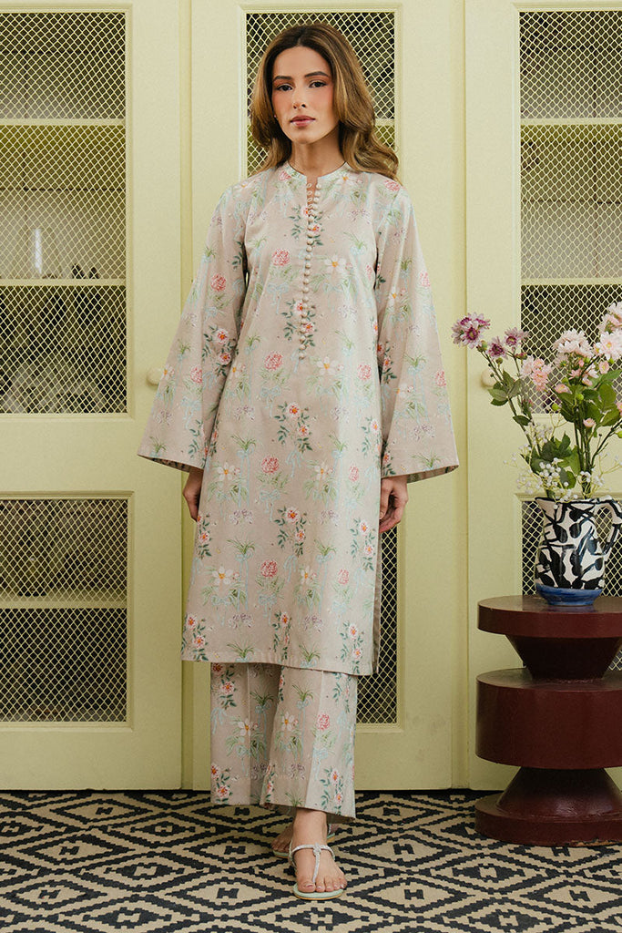 Cross Stitch Daily Wear – SERENE GLAM-2 PC PRINTED LAWN SUIT