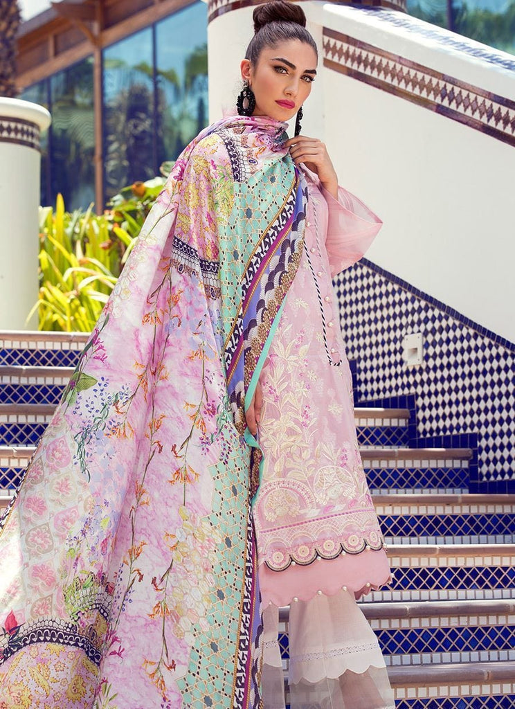 Farah Talib Aziz Luxe Eid Lawn Collection 2018 – Suri - FTA-10