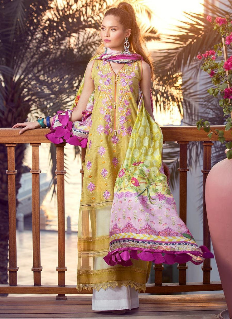 Farah Talib Aziz Luxe Eid Lawn Collection  – Nureh - FTA-08