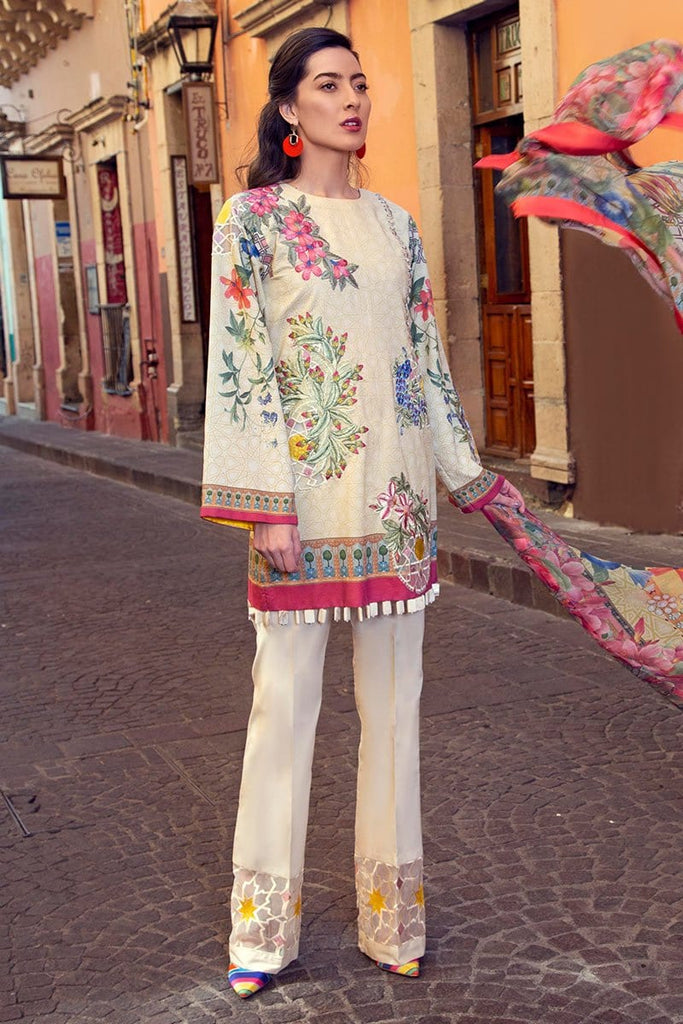 Mushq Luxury Lawn Collection 2019 – Camellia