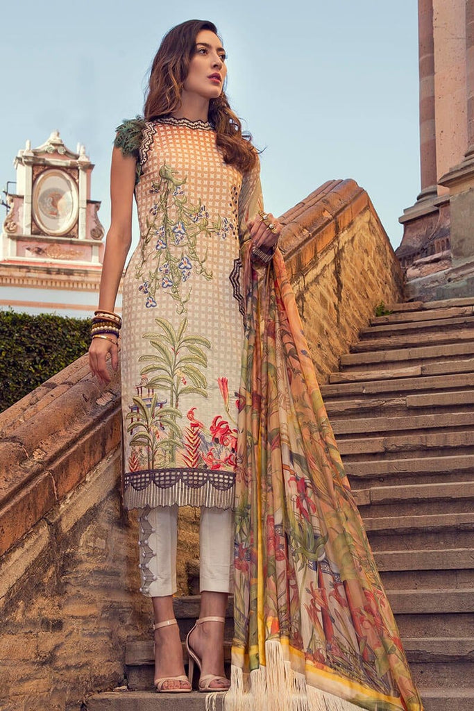 Mushq Luxury Lawn Collection 2019 – Bromelia