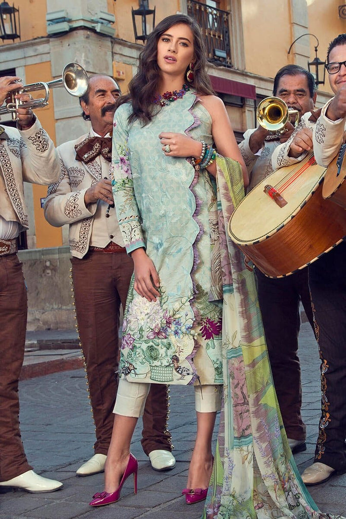 Mushq Luxury Lawn Collection 2019 – Crinum