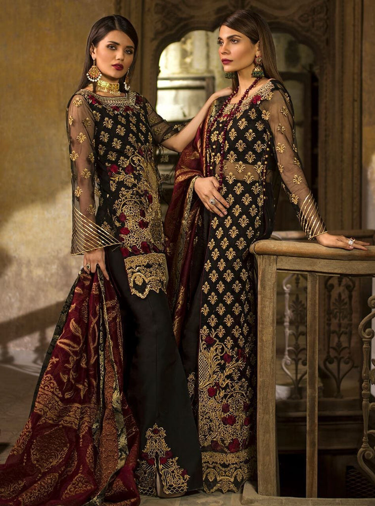 Zainab Chottani Wedding Festive Collection 2019 – Jet gold dust