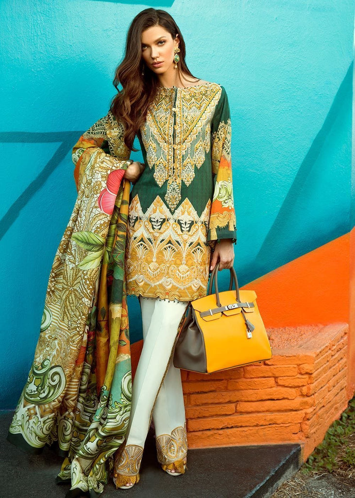 Faraz Manan Lawn 2018 – Design 22