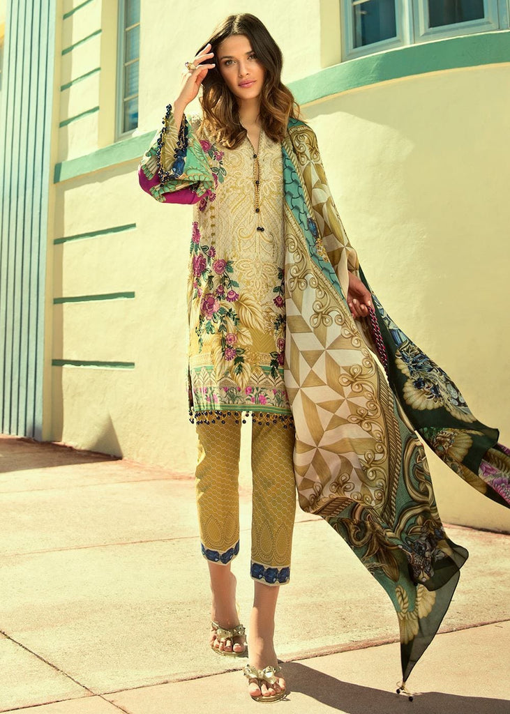 Faraz Manan Lawn 2018 – Design 16