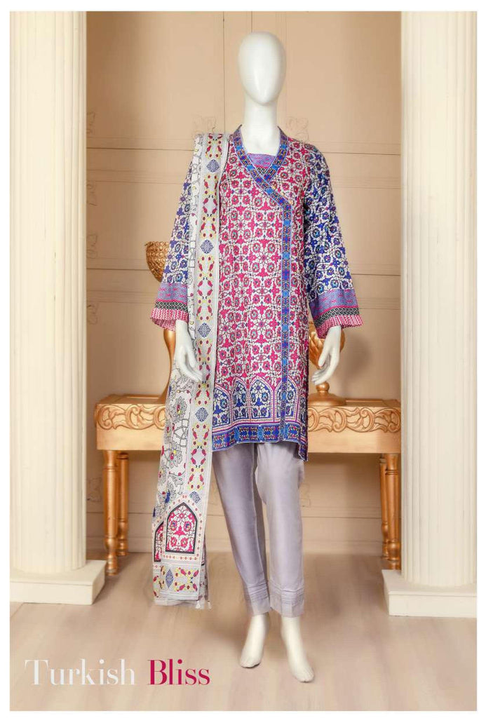Aansa by Owais Gujrati Summer Collection 2019 – 2B - Turkish Bliss