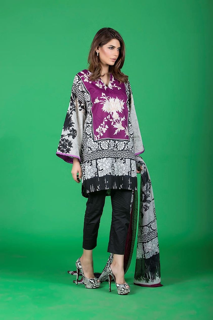 Sana Safinaz Muzlin Lawn Collection – M1-06B - YourLibaas
 - 1