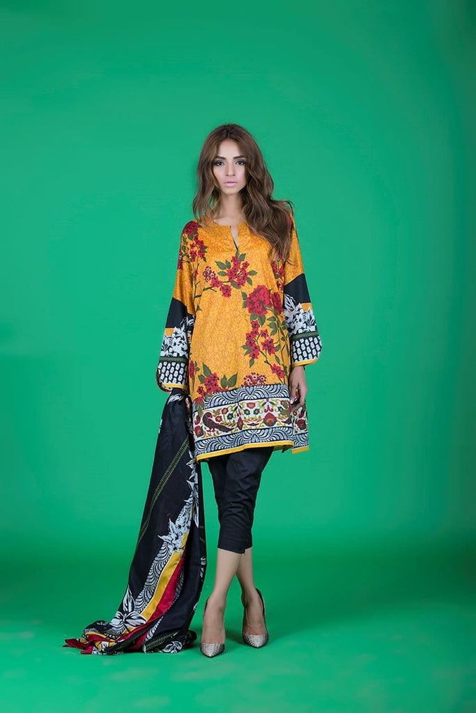 Sana Safinaz Muzlin Lawn Collection – M1-14A - YourLibaas
 - 1