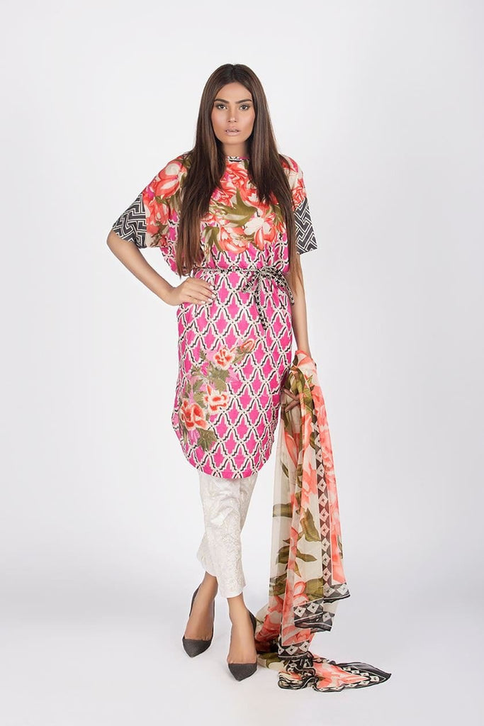 Sana Safinaz Muzlin Lawn Collection – M1-15A - YourLibaas
 - 1