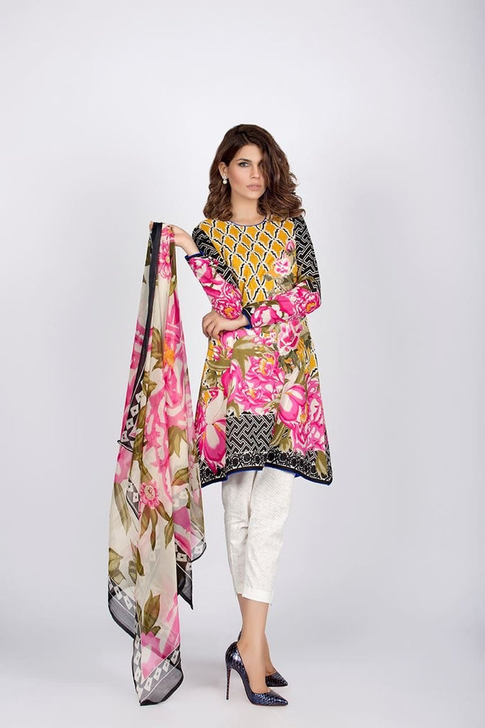 Sana Safinaz Muzlin Lawn Collection – M1-15B - YourLibaas
 - 1