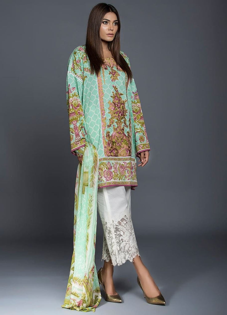 Sana Safinaz Muzlin Lawn Collection – M2-01A - YourLibaas
 - 1